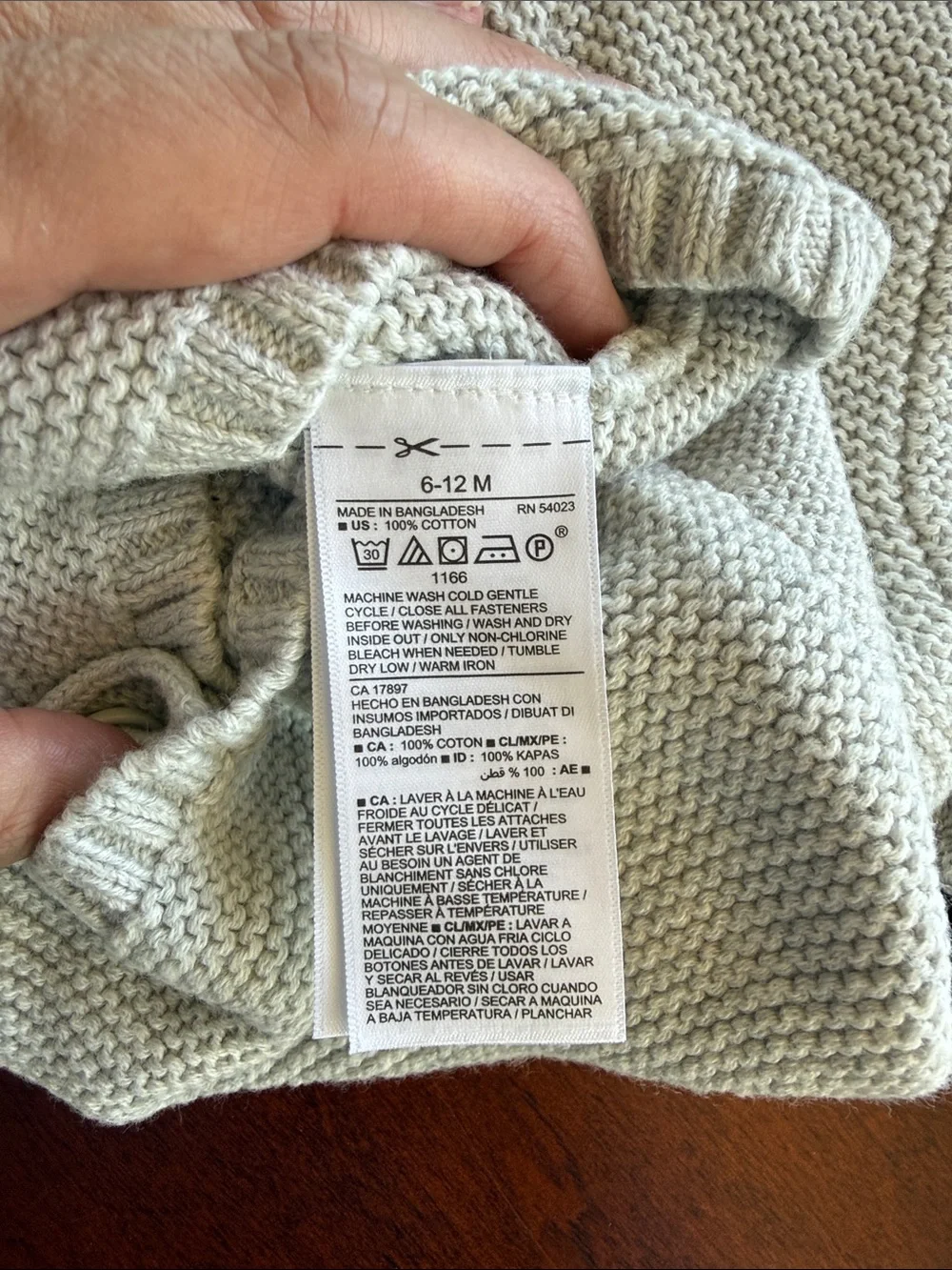 Old Navy 6-12 month cozy cardigan sweater unisex